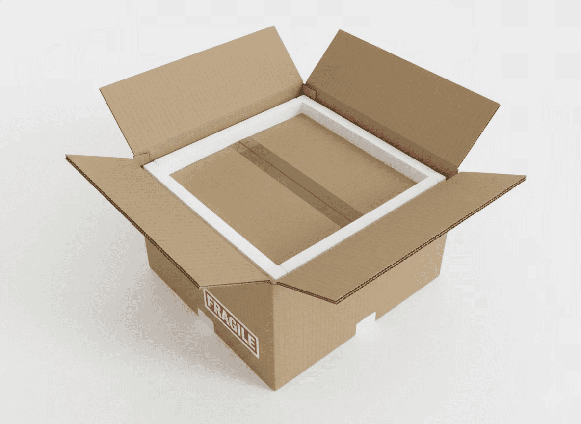 Premium jewelry display packaging with protective EPE foam and hardened boxes