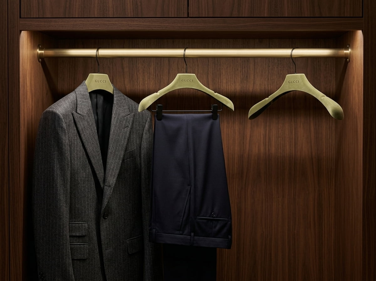 Trade show display velvet hangers for fashion brand