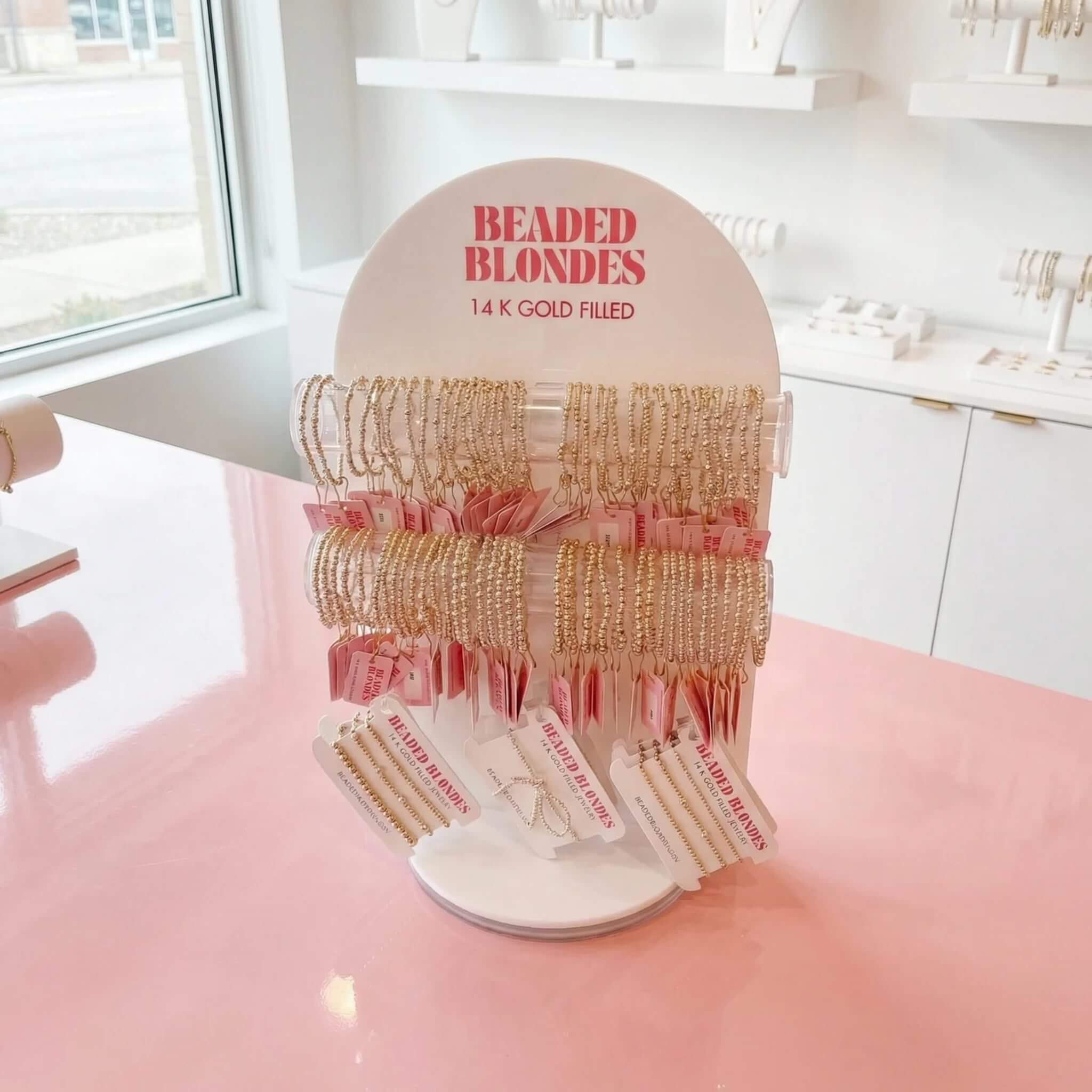 acrylic bracelet display