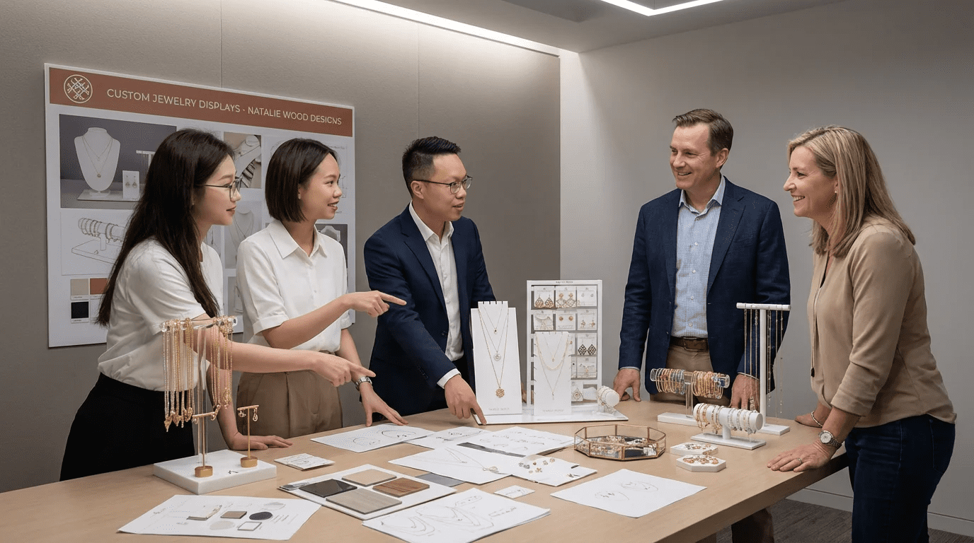 High-end acrylic jewelry display stand