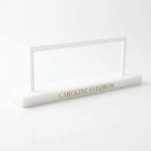 Earring Display Stand for Selling | White Acrylic 18-Hole Holder for Retail