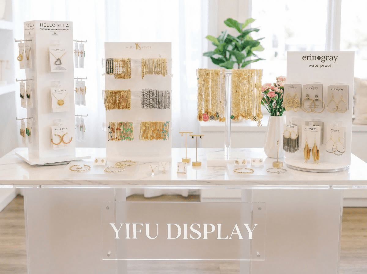 High-end acrylic jewelry display stand